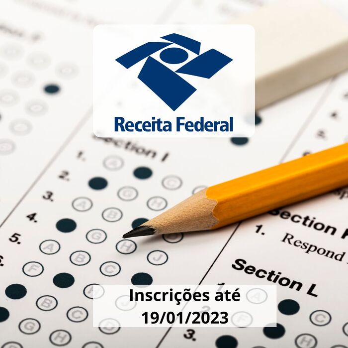 Concurso Receita Federal: Inscrições até 19/01/2023