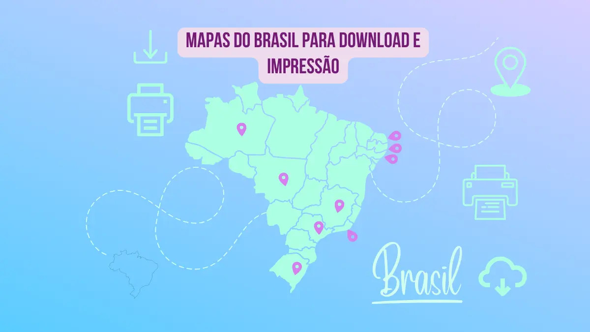 Mapas Do Brasil Para Download E Impress o Mapas Do Brasil Para Download E Impress o