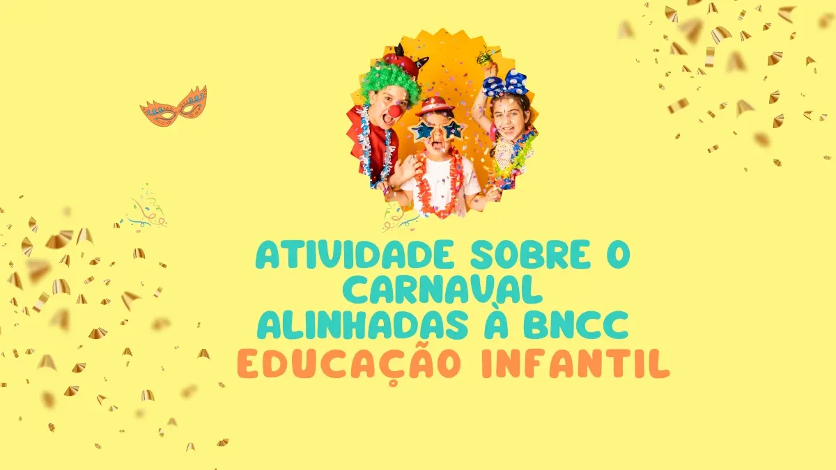 Atividade de Carnaval na escola