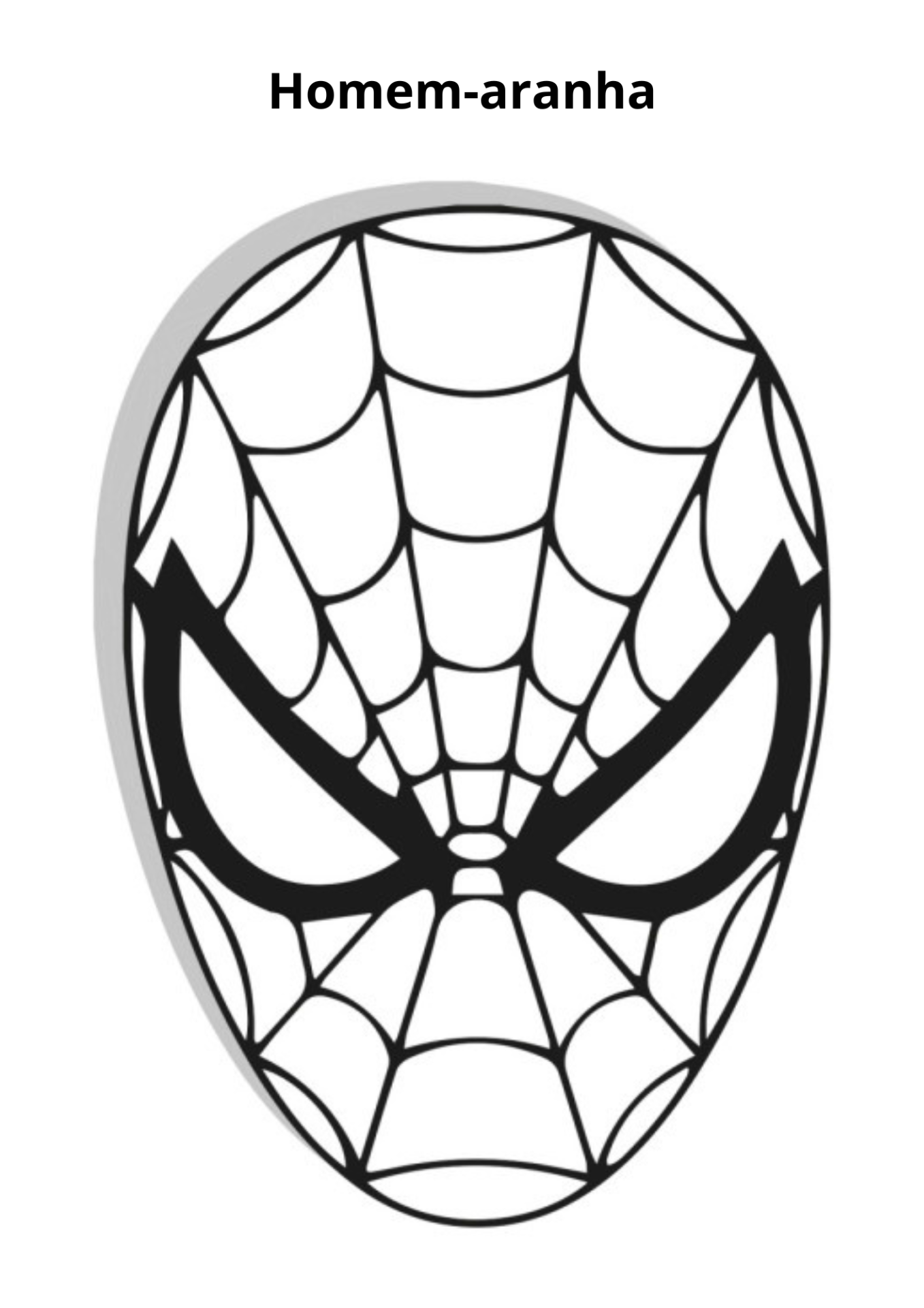 desenhos para colorir Homem-aranha