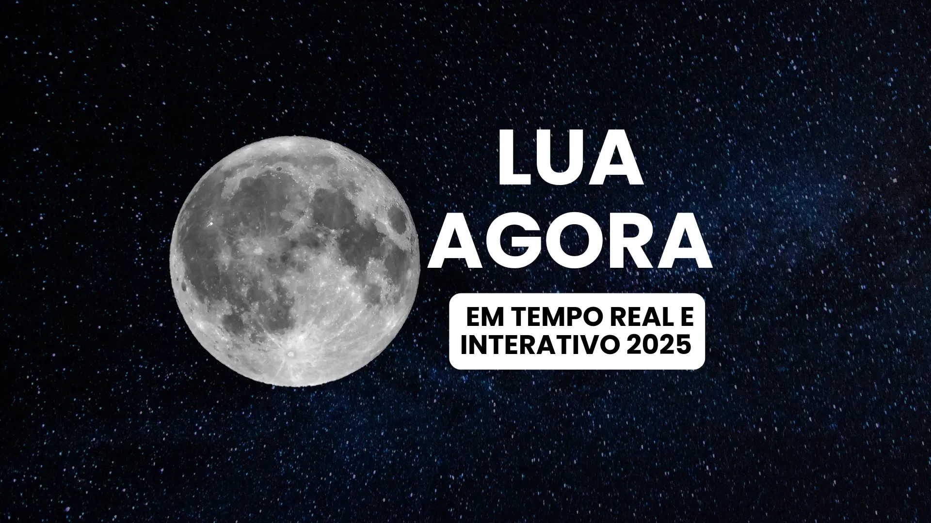 Guia completo das Fases da Lua para 2025 no Brasil. Fases da Lua 2025: Guia interativo mostrando a aparência da lua com o ciclo lunar completo para o Brasil.
