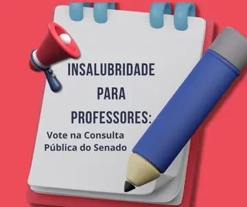 Insalubridade para Professores: uma professora em sala de aula, representando a importância do debate na consulta pública do Senado.