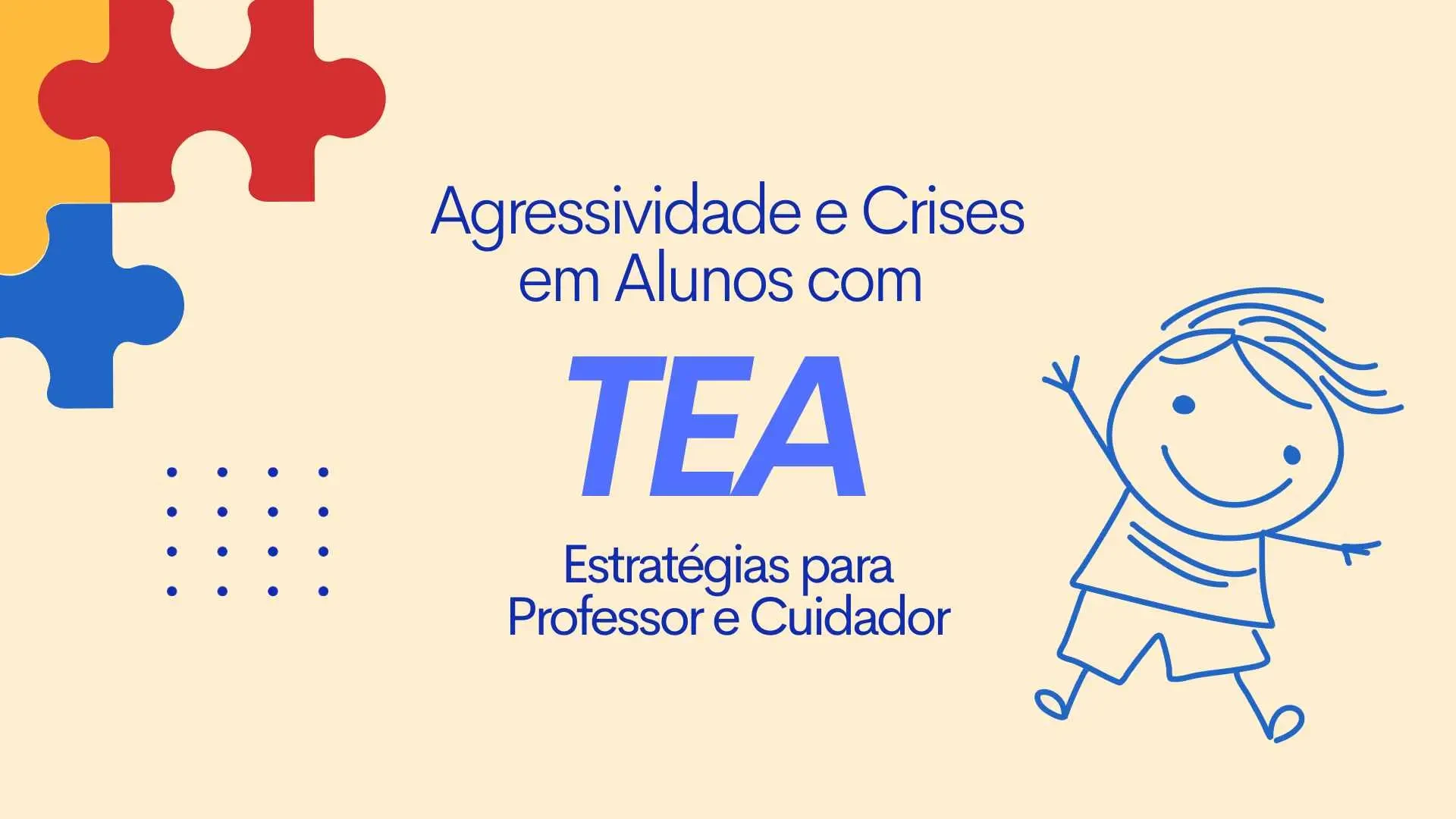Estratégias para professor e cuidador lidarem com crises e agressividade em alunos com TEA. Professora acolhendo aluno com TEA durante crise de desregulação sensorial, demonstrando estratégias para lidar com a agressividade e o Meltdown na escola.