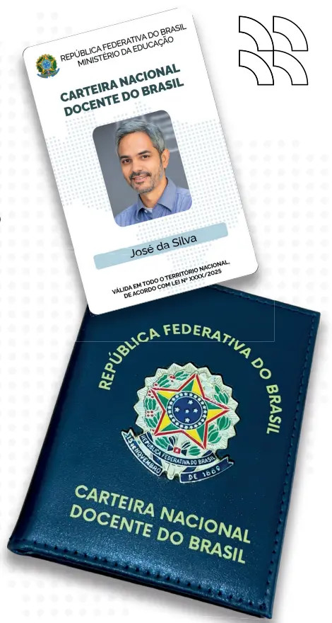 Imagem oficial da Carteira Nacional Docente