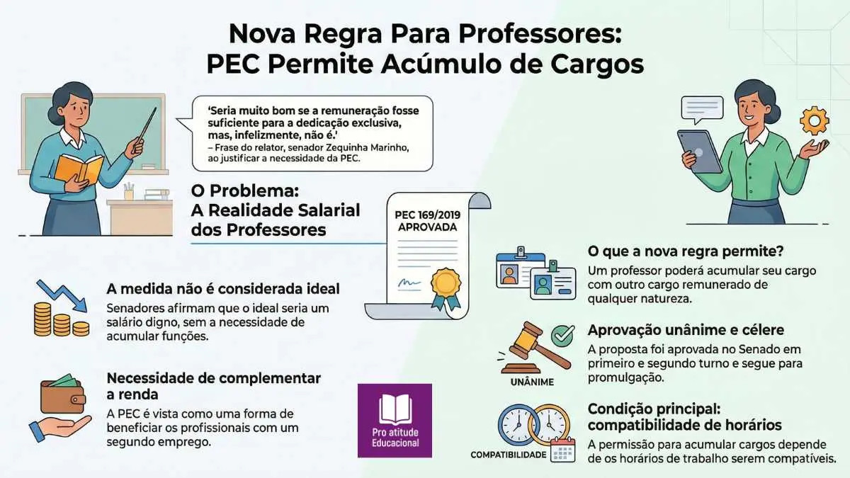 Infográfico: Novas regras para acúmulo de cargos