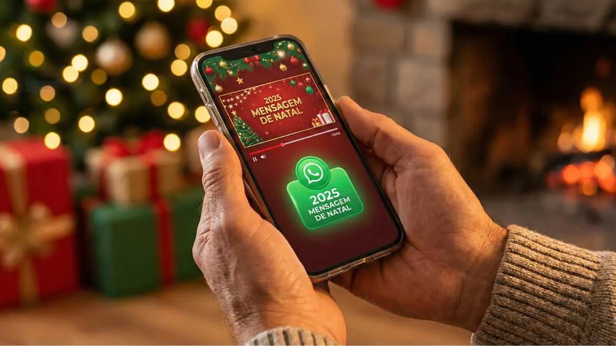 Vídeos de Natal 2025 para WhatsApp: Baixe grátis e emocione a família