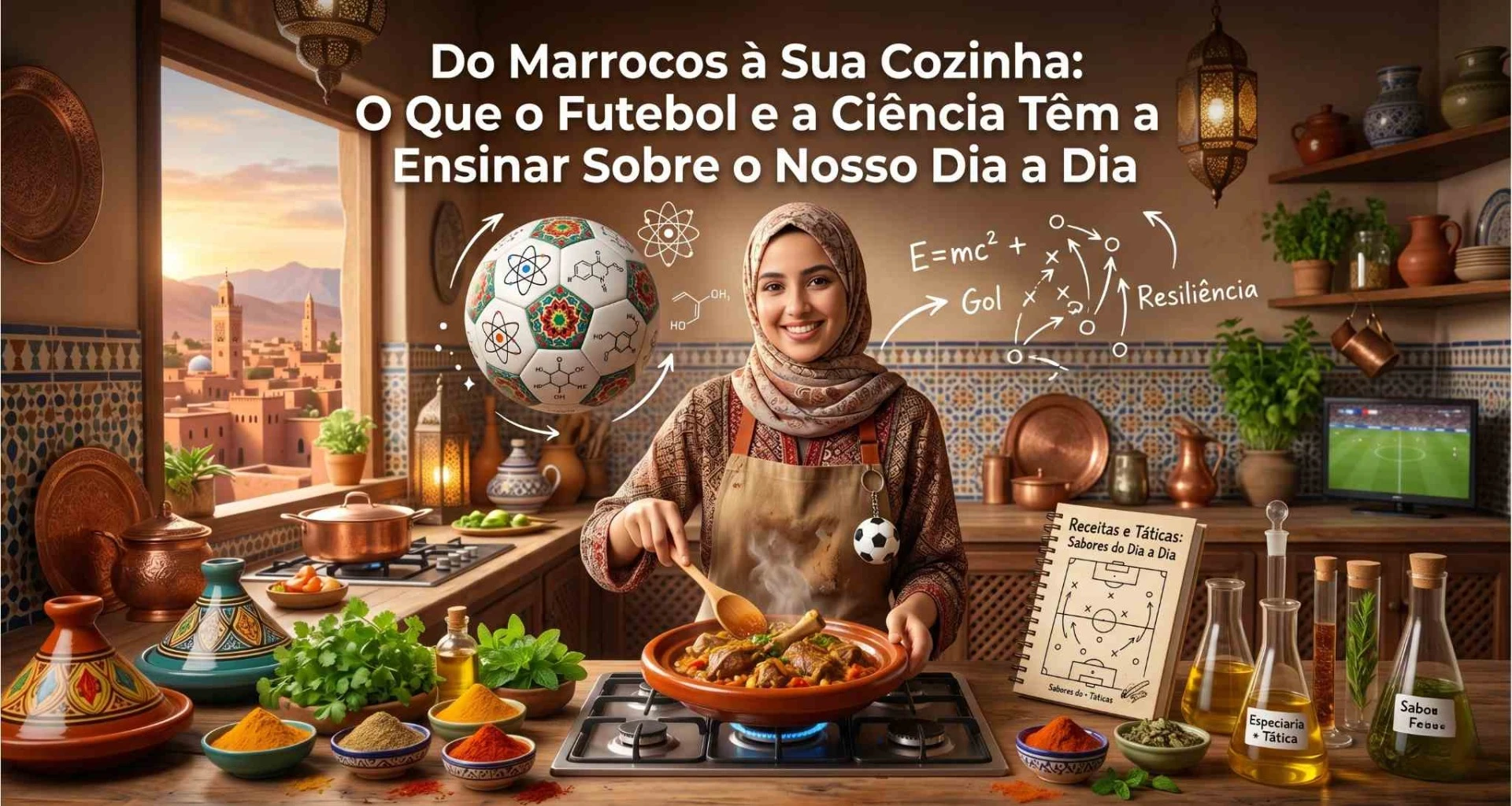Curiosidades sobre o Marrocos, a preparação para a Copa do Mundo 2026 e dicas essenciais de ciência para a sua cozinha.
